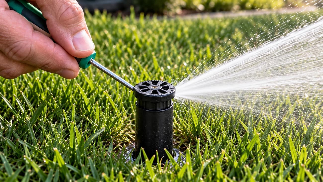 A top-adjustable rotor can be reset from above ground in seconds, no digging required. A top-adjustable rotor can be reset from above ground in seconds, no digging required.