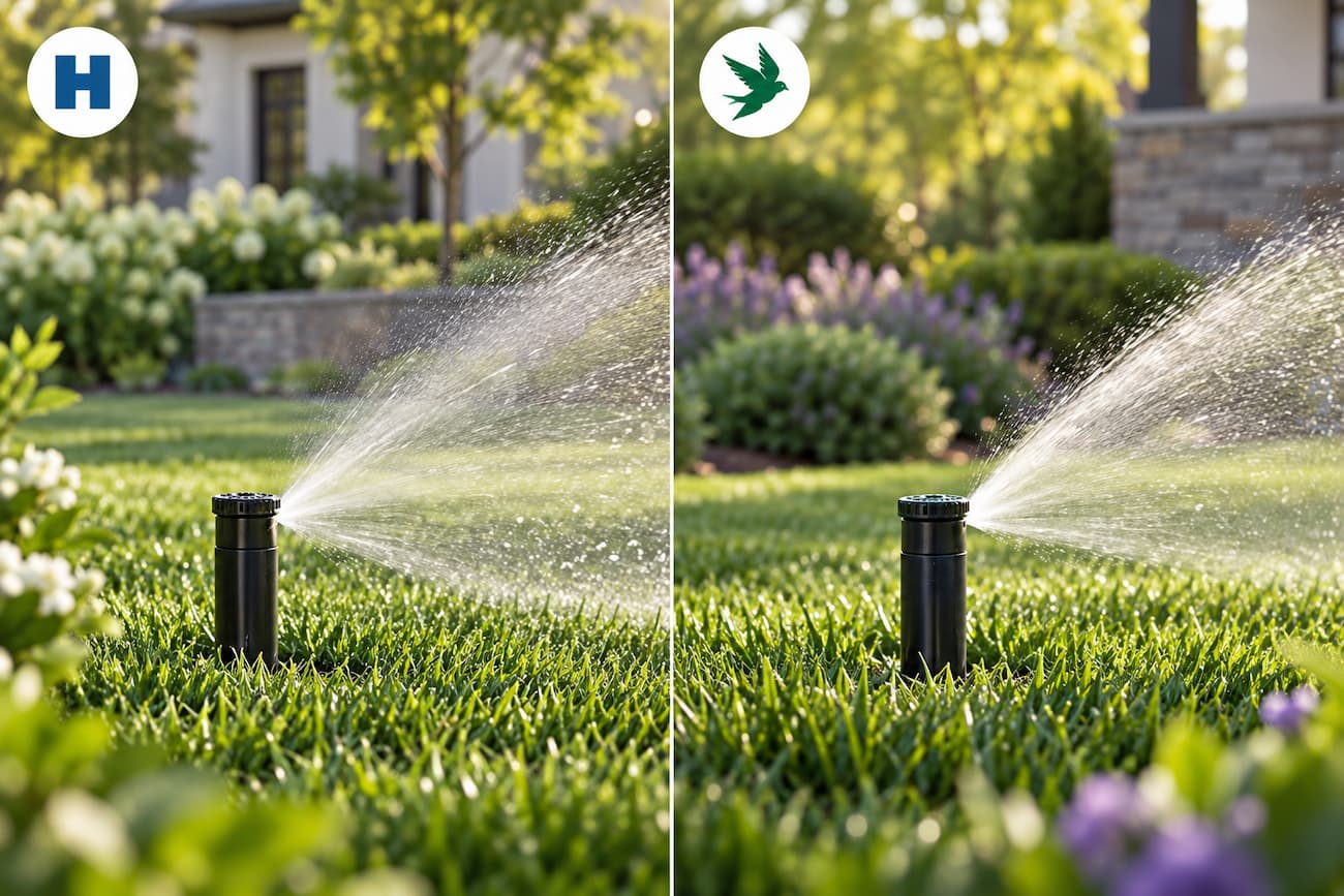 Hunter Vs Rain Bird Sprinkler Ccomparison
